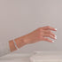Ultraviolet | Argent sterling .925 | Bracelet de perles de verre galaxie